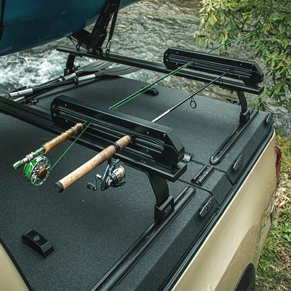 Universal roof bracket, can be loaded with skis, suitable for SUV/sedan, non-slip fixed, outdoor self-driving equipment storage.