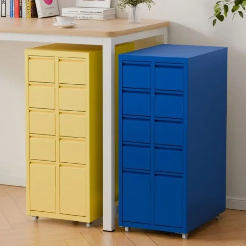 

Wrought iron drawer storage chest with pulley