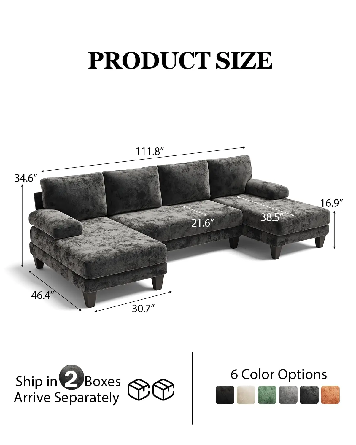 Thumbnail 2 - #12 Best Rated Modular Sectional Sofas to Buy in 2026