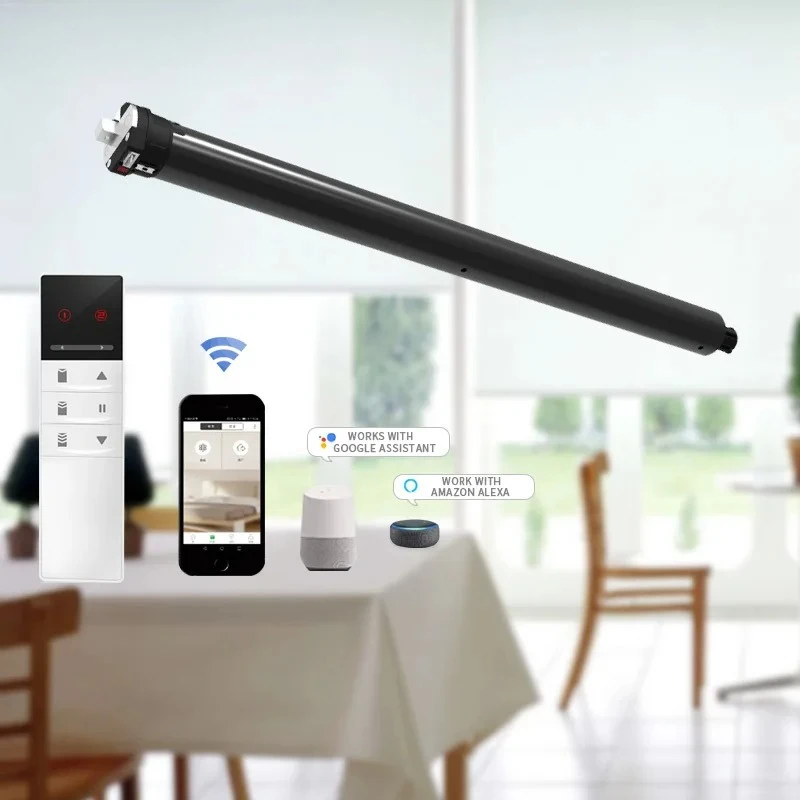 Silent and strong AC powered with 3 favourite positions setting electric blind motor