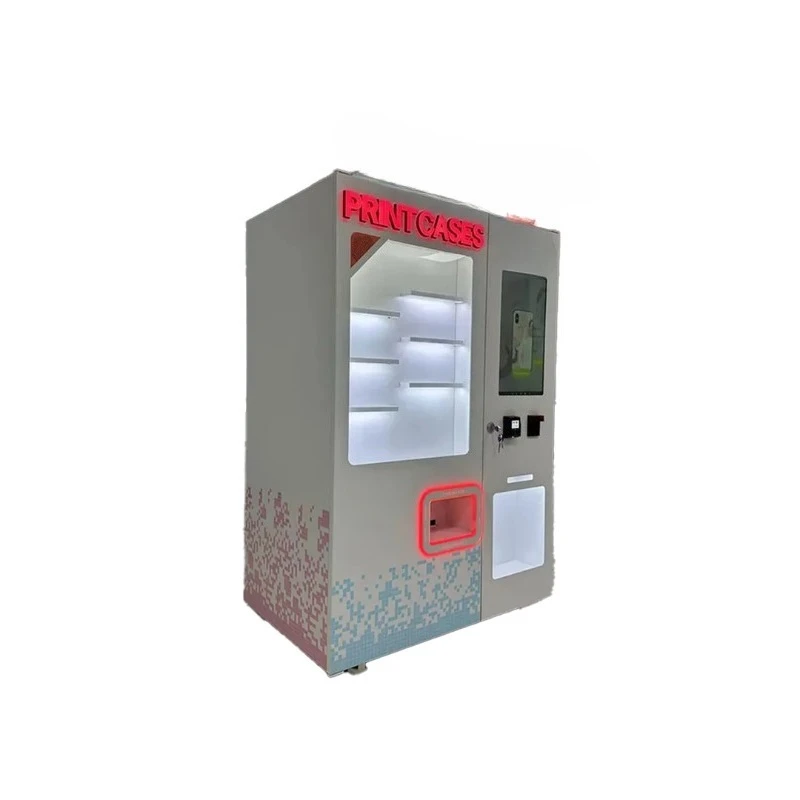 mobile phone case fast printing vending machine commercial
