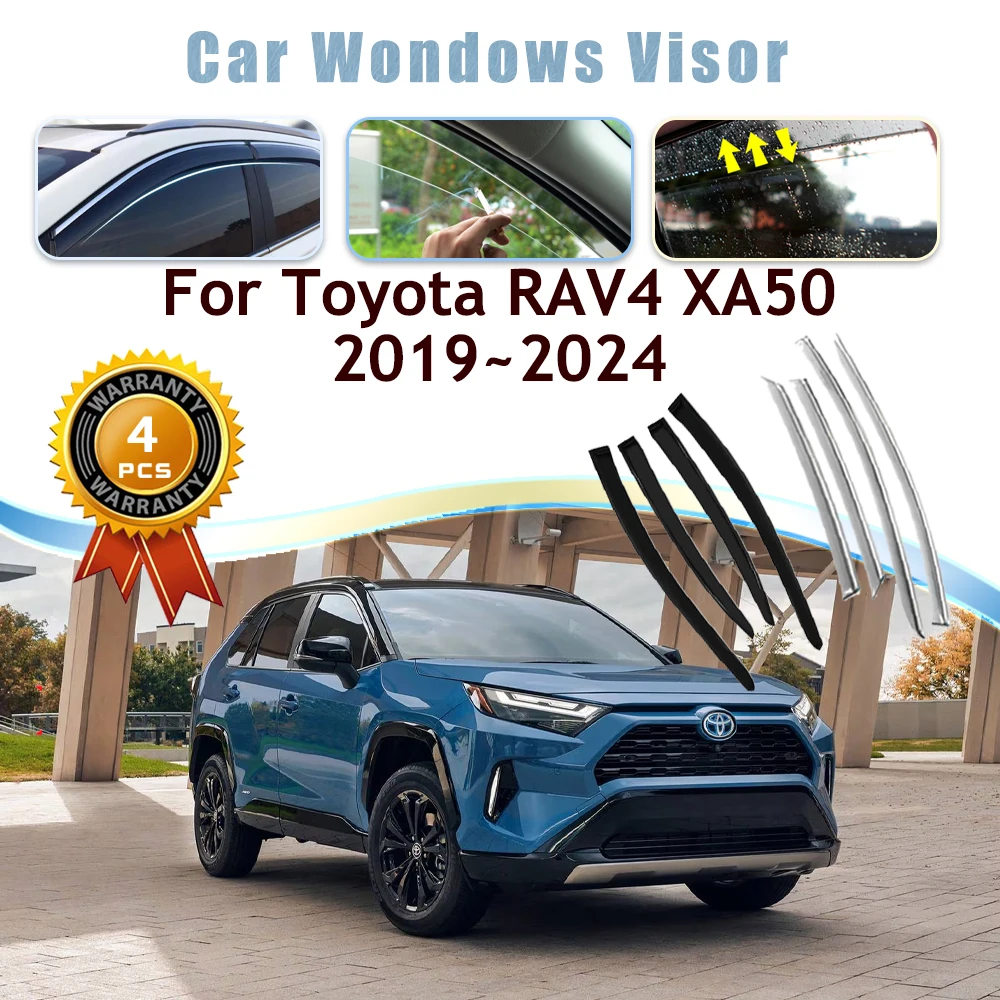 

Автомобильный козырек на окно для Toyota RAV4 Suzuki Across XA50 2019 2020 2021 2022 2023, солнцезащитный экран, отражатель, лобовое стекло, автомобильные аксессуары