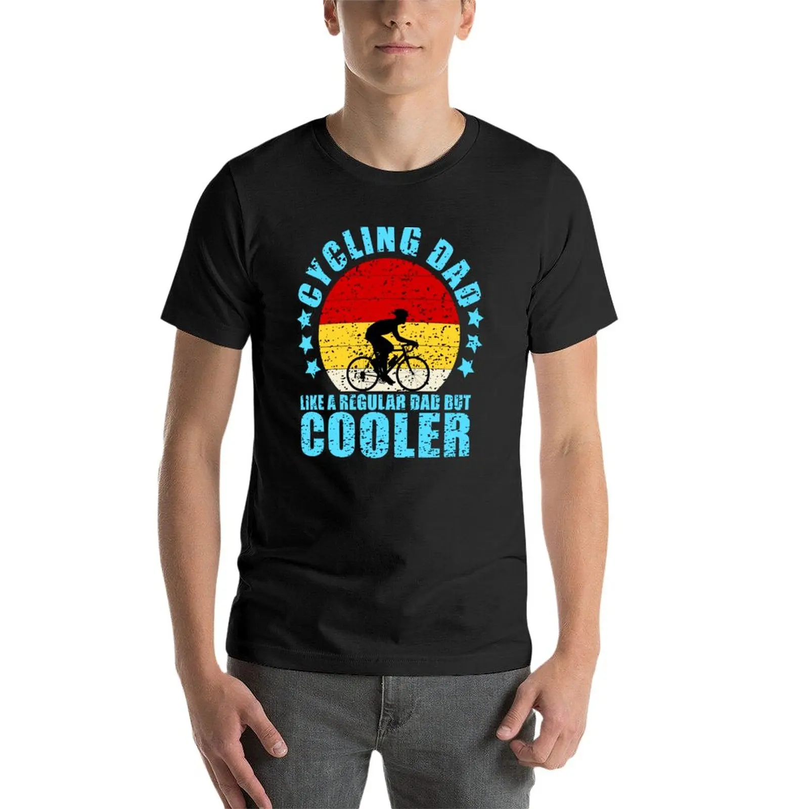 New Cycling Dad T-Shirt graphics t shirt customized t shirts Blouse sweat shirts men clothes