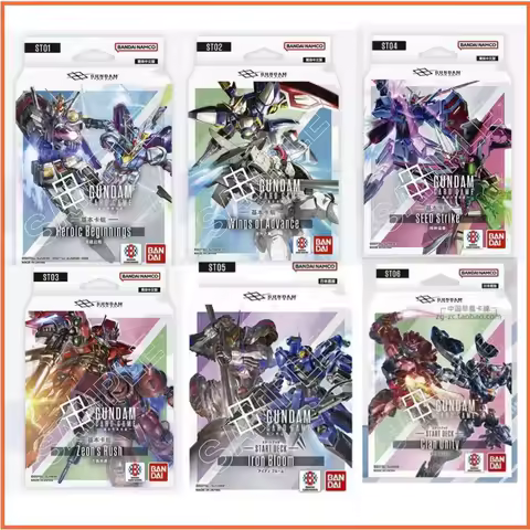 Original Bandai Namco GUNDAM Trading Card ST01/ST02/ST03/ST04 Simplified Chinese HEROIC BEGINNINGS Basic Deck Card Children Gift