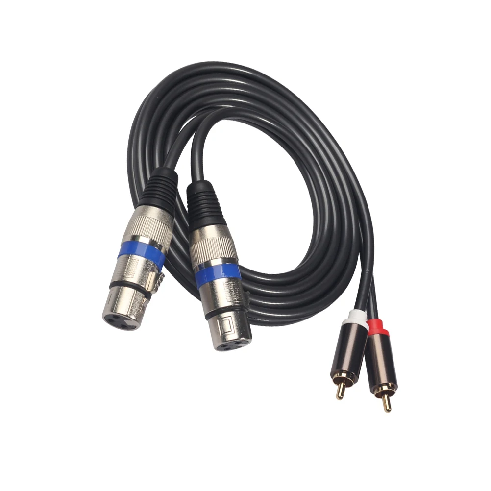 

Audio Line Dual Converter for Headphone Male to XLR Cable Adapter HD Signal Patch