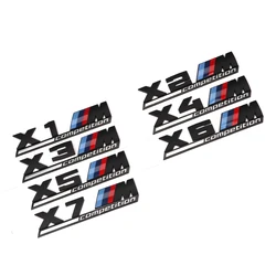 BMW M Stickers Competition Emblem X1 X2 X3 X4 X5 X6 X7 Black Logo Decoration For M2 M3 M4 M5 M6 X5M X6M Car Accessories