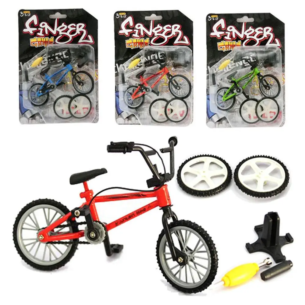 Miniatura roweru ze stopu, model symulacyjny roweru górskiego, rower na palec, zabawka edukacyjna, kreatywność, nauka, przedmiot dekoracyjny dla G M8T6