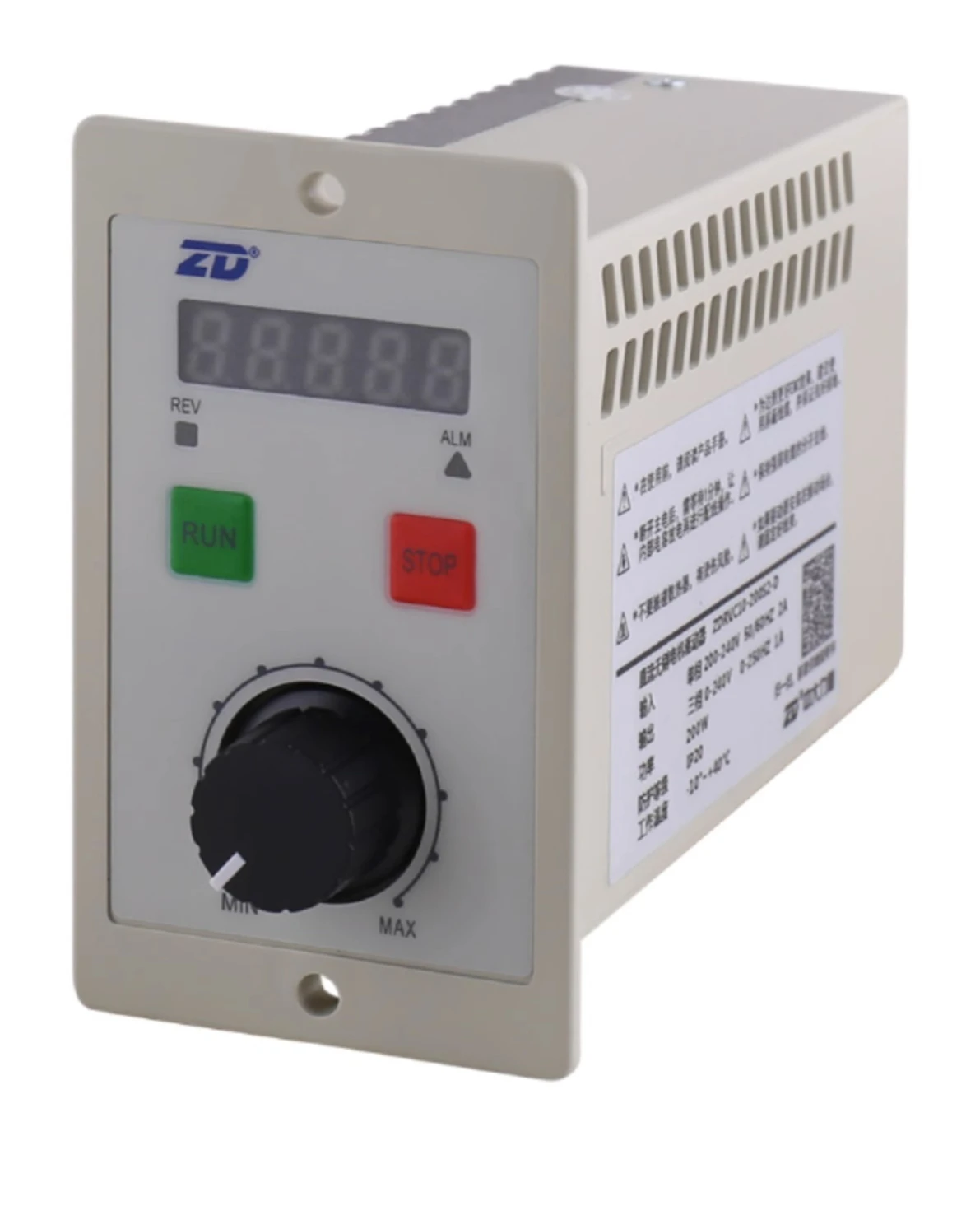 ZD Zhongli Dede Panel Mounted High Voltage Brushless Driver ZDRV C20-200S2-DR/C10/C13 series