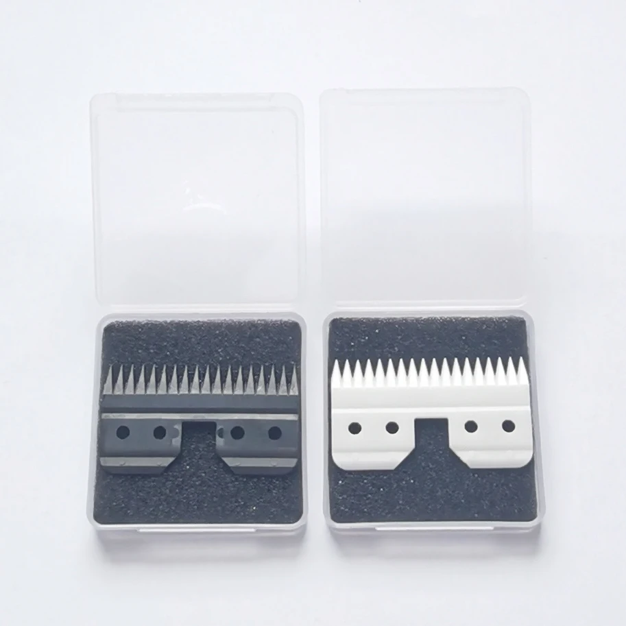 Miễn Phí Vận Chuyển 18 Răng Gốm Sứ Di Chuyển Lưỡi Dao Phù Hợp Với Oster A5 Lưỡi Dao Với Vỉ Gói Nhựa Hướng Dẫn Miễn Phí