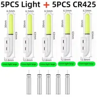 Fishing Light Stick Rod LED CR425 3.6V Lithium Battery USB Charge Kit Pesca Tool Luminous Tackle Night Bright Fluorescent Lamp