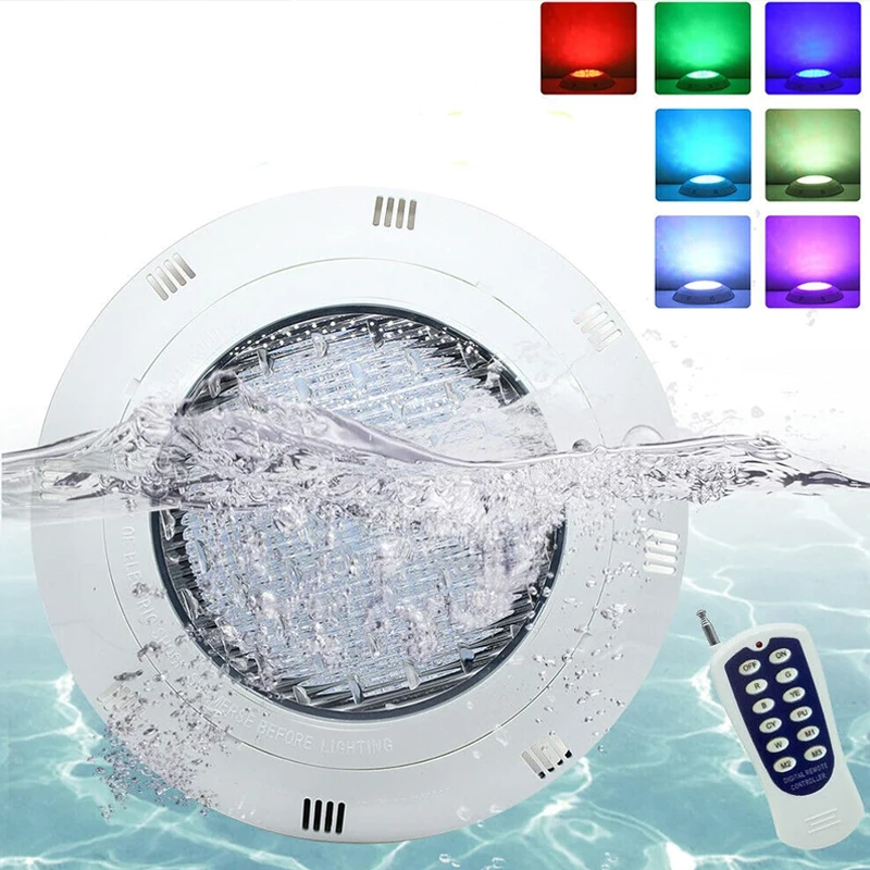 45/36/24/18/9W-Submersible-Led-Ligh-7Color-Change-Led-Pool-Light-Underwater-Pond-Light-RGB-for-Inground-Pool-RC-IP68-Waterproof