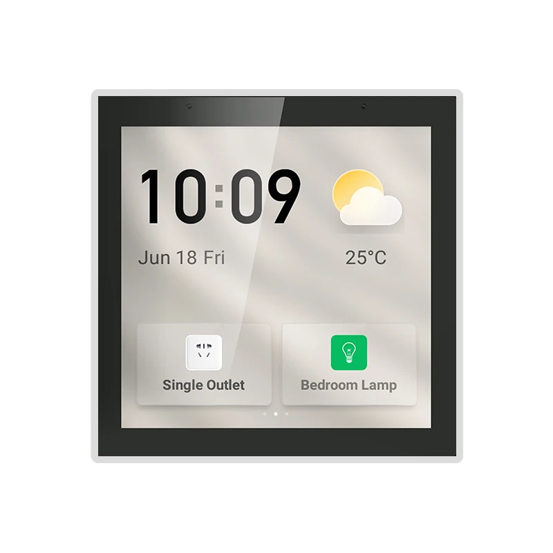 

Tuya Smart Home Control Panel Multi-functional Touch Screen Control Panel 4 Inches Built-In Gateway Voice Control