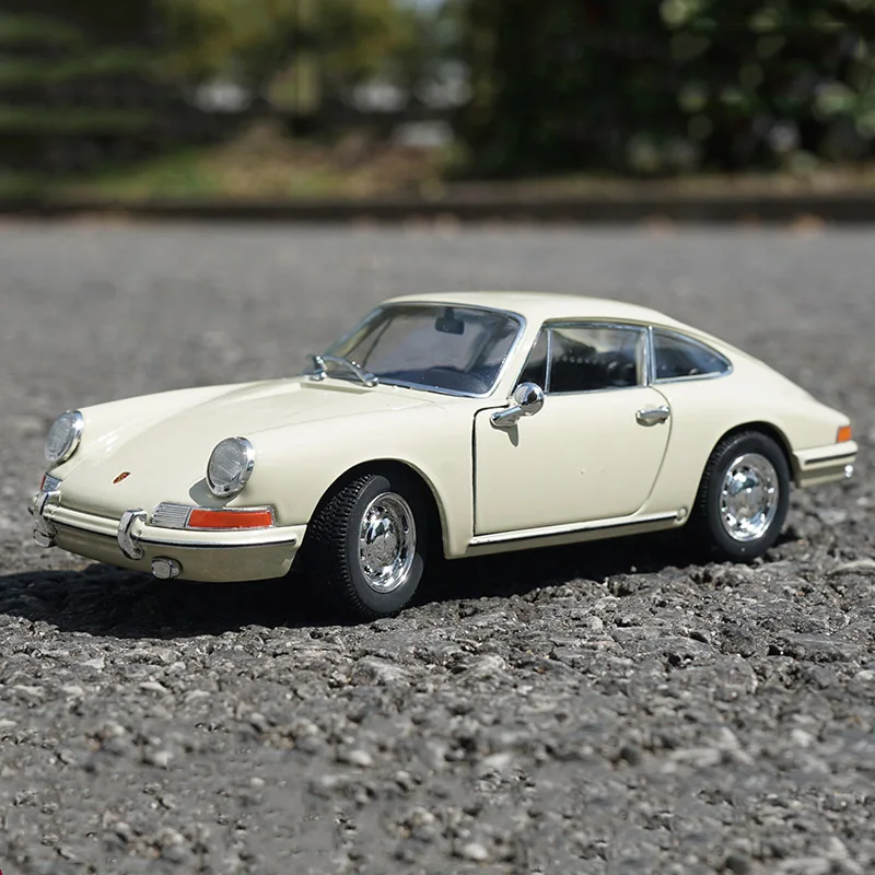 WELLY 1:24 1964 Porsche 911 Alloy Sports Car Model Diecasts Metal Toy Classic Vehicles Car Model Simulation Collection Kids Gift