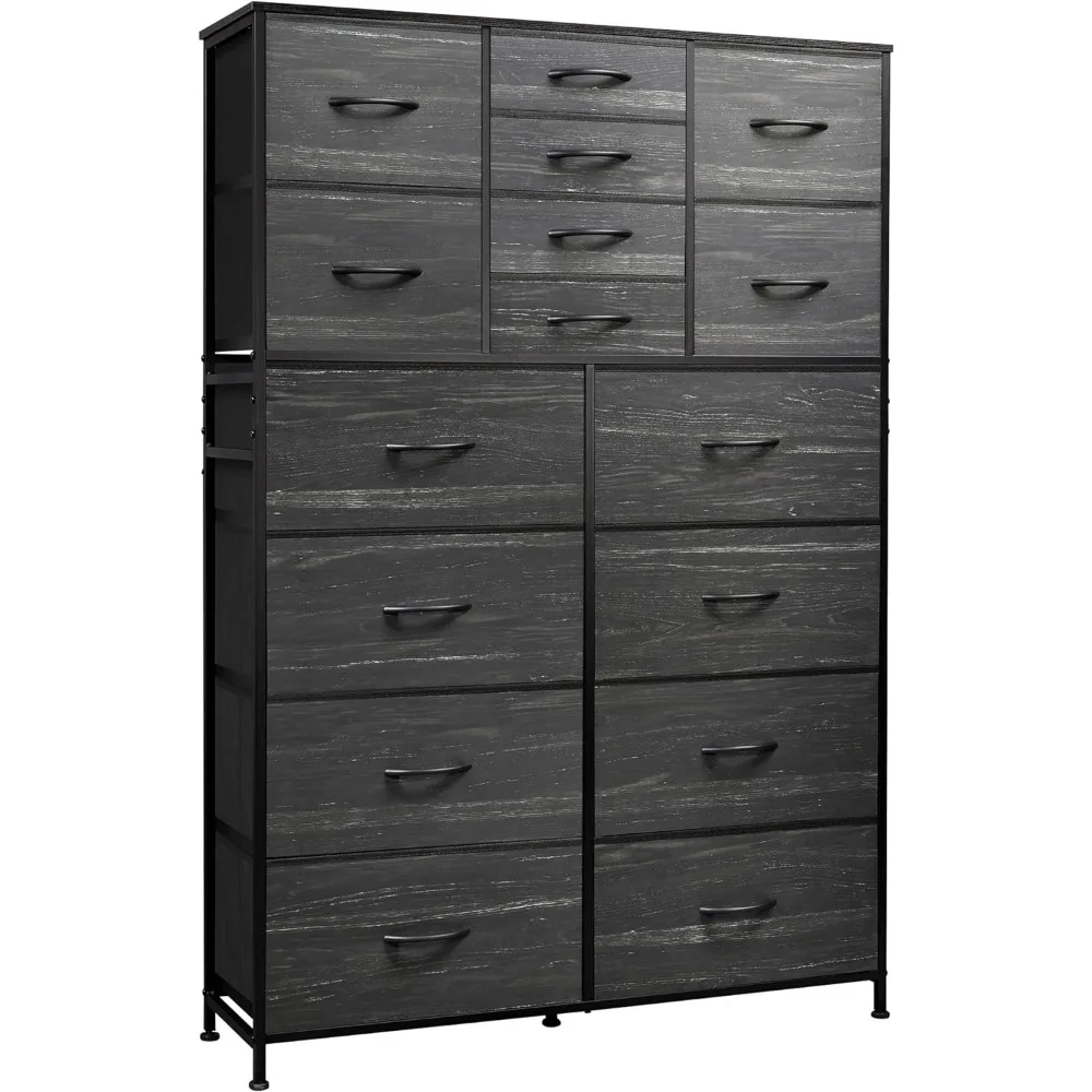 

16 Drawers Dresser, Tall Dresser for Bedroom, Closet, Hallway, Storage Dresser Organizer Unit, Large Dressers&Chests of Drawers