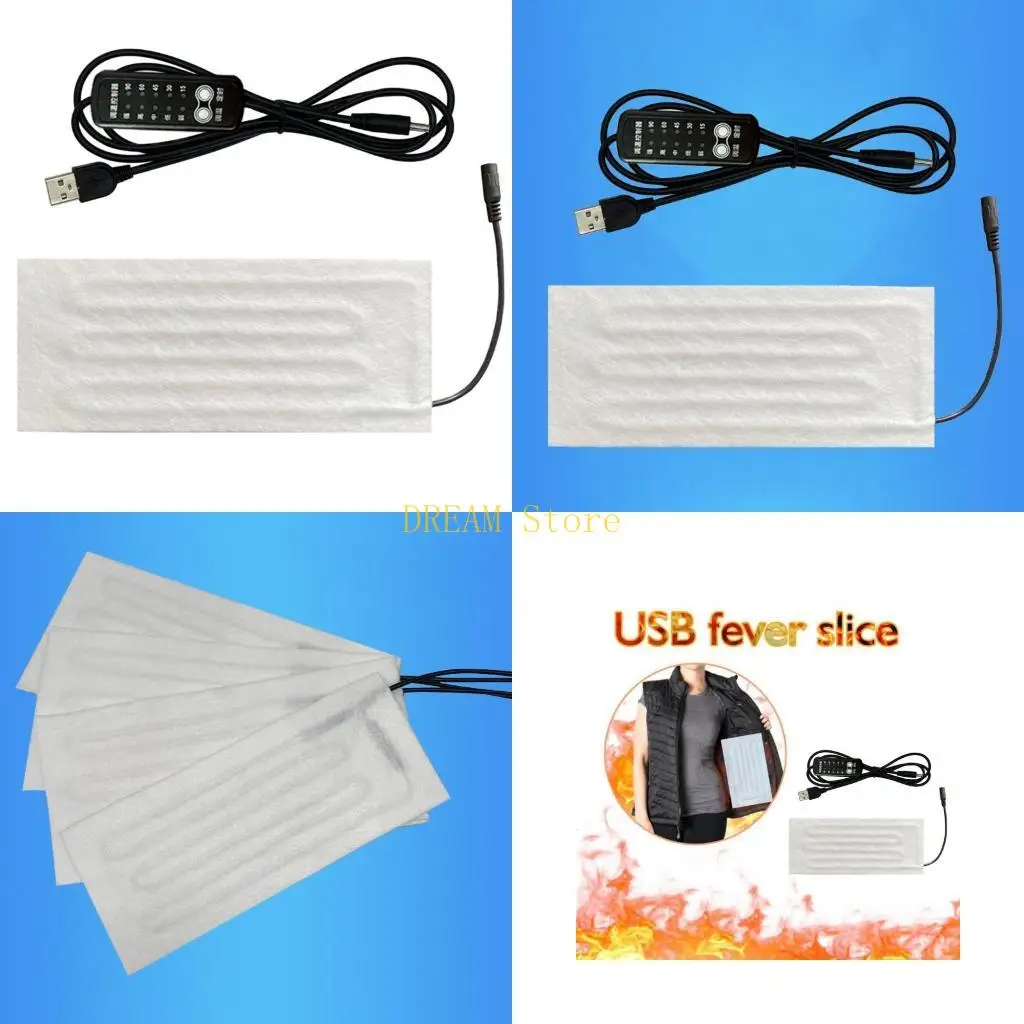 Durable USB Heating Film Fast Heating Pad Heater Gear for Neck Best Sale