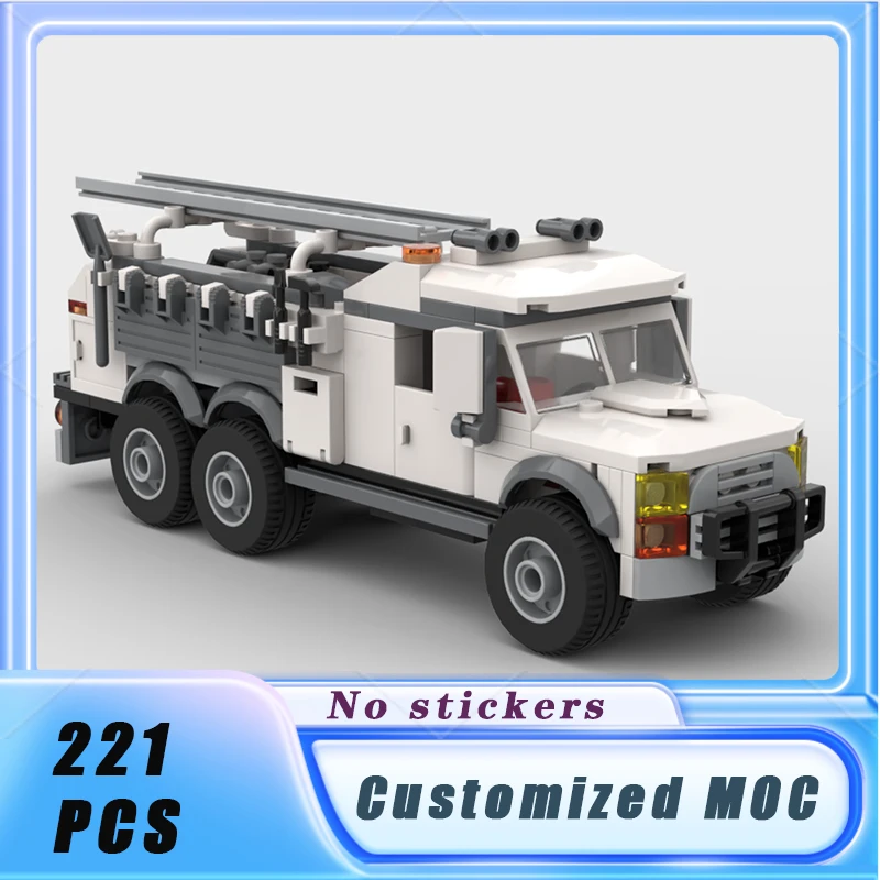 

City Vehicle Series Heavy Duty Service Truck Display Collection Bricks Building Blocks Model Children's Toys Gifts