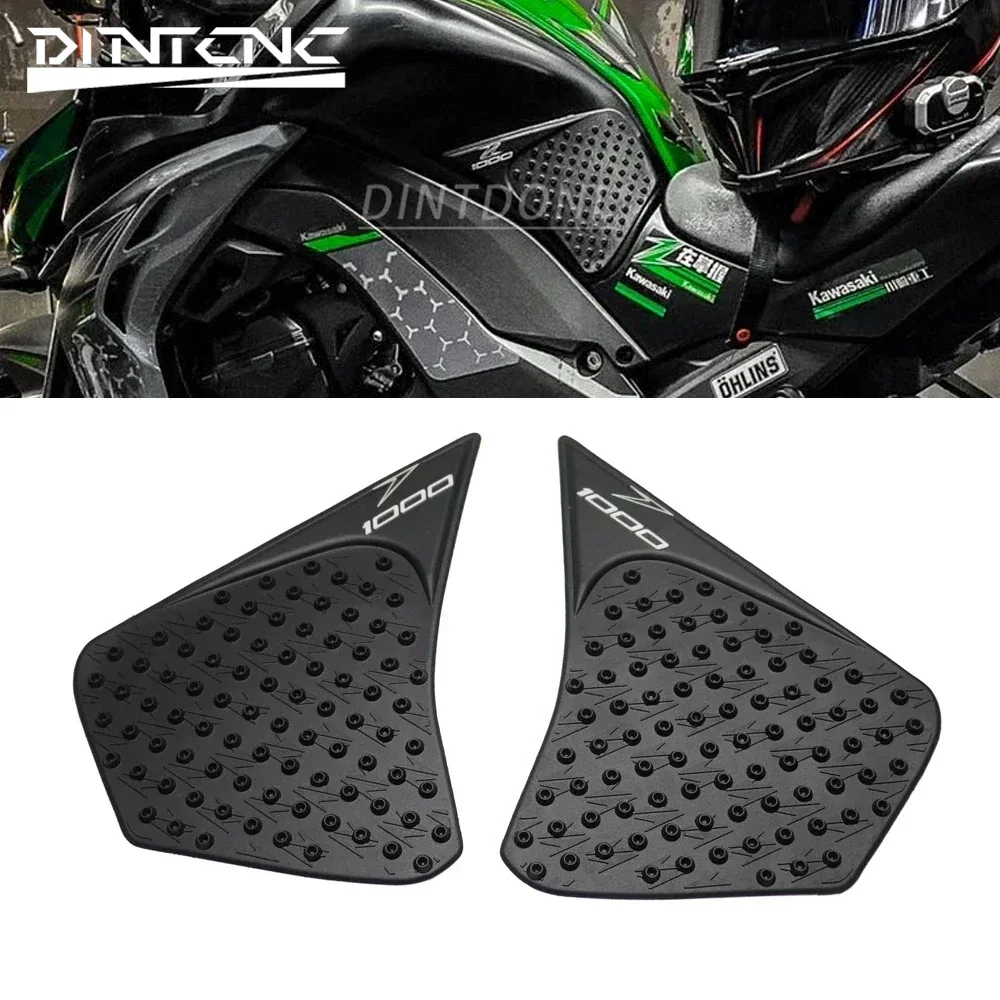 Tank Traction Pad For KAWASAKI Z1000 R 2014-2021 Anti Slip Sticker Z1000R 2022 Motorcycle Side Decal Gas Knee Grip Protector