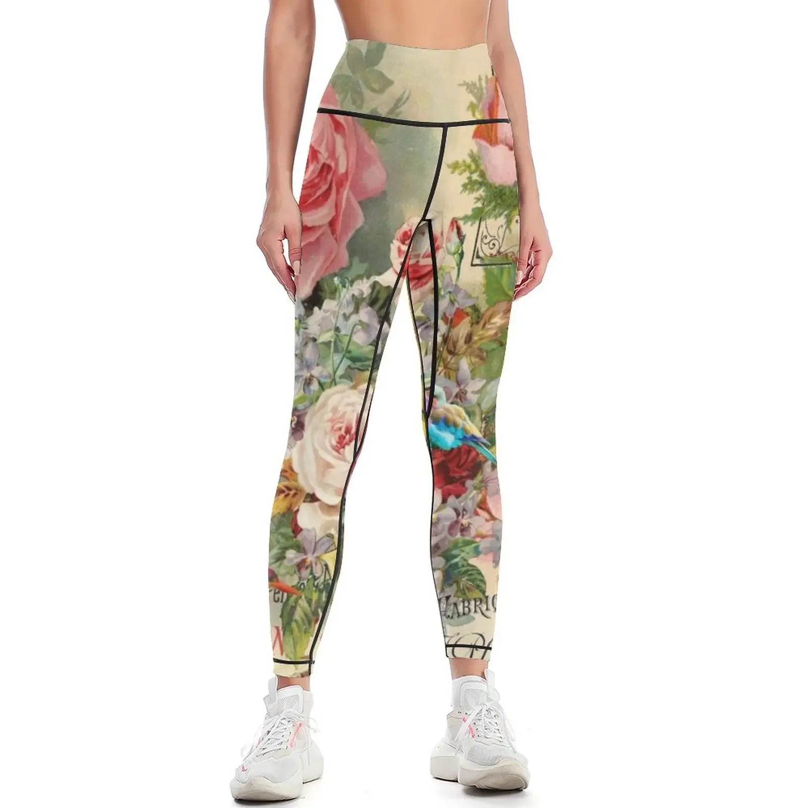 

Scott's Roses Leggings high waist sport legging sports tennis for gym womans Womens Leggings