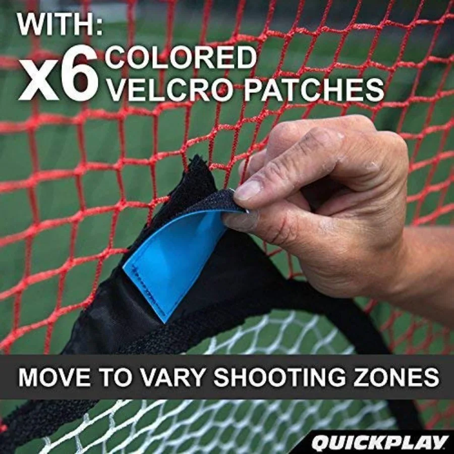 شبكات أهداف كرة القدم QuickPlay PRO مع 7 مناطق تسجيل مثالية لتدريب كرة القدم في الأماكن المغلقة والخارجية تعزز دقة الرماية أ #3