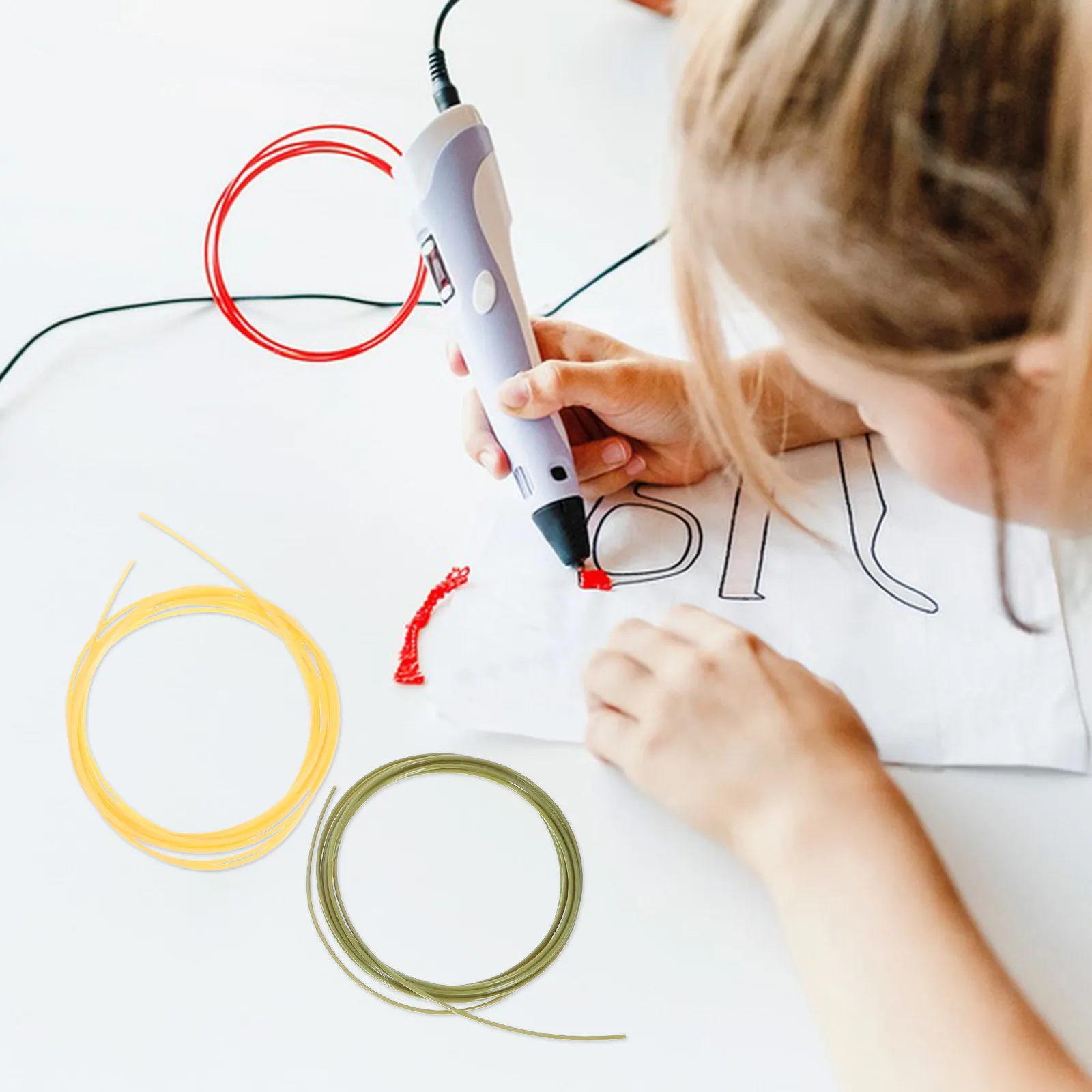 

30 рулонов филамента для 3D-печати 1,75 мм, профессиональный материал для 3D-печати, плавная подача, высокая прочность, для 3D-ручек Doodler и других устройств