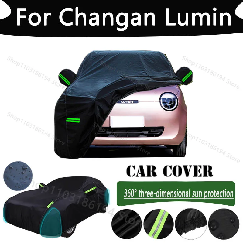 

For Changan Lumin Outdoor Protection Full Car Cover Snow Covers Rainwater Sunshine Dustproof Scratches Car Cover