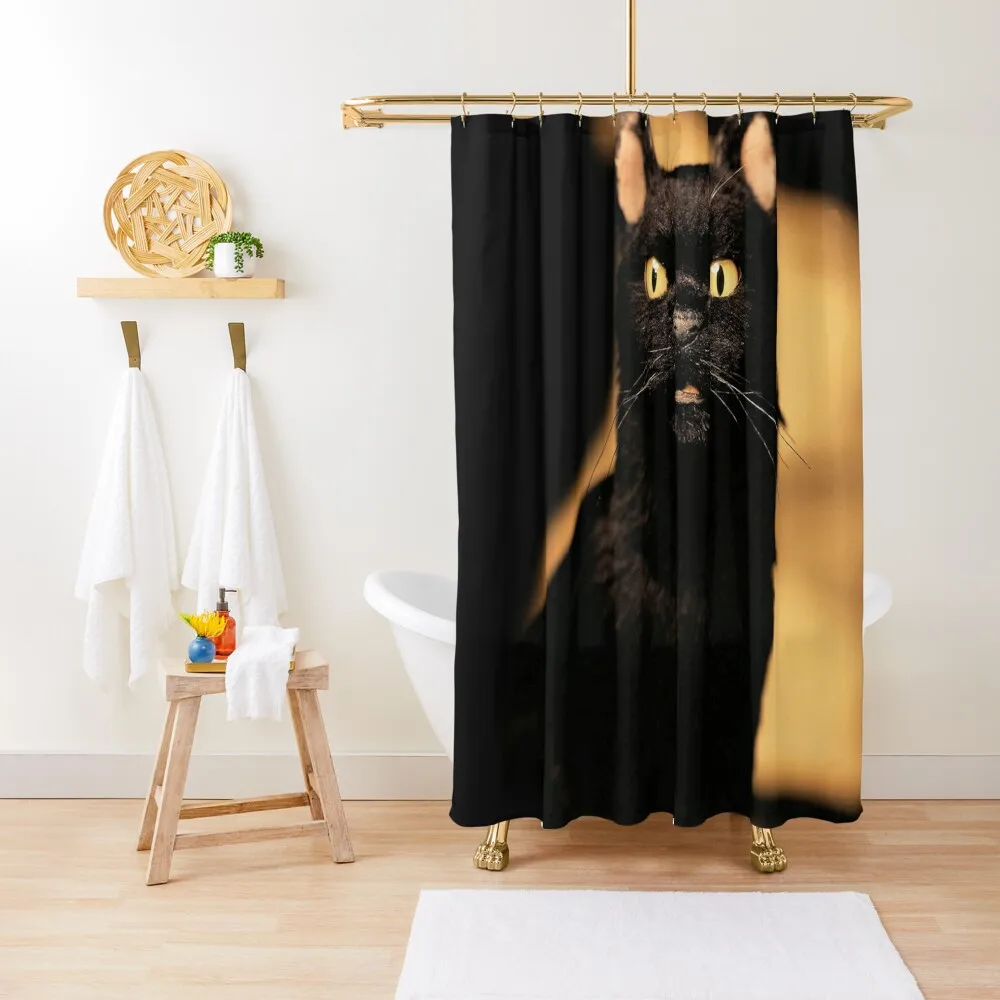 

Salem the cat - от KaraCroft Занавеска для душа Роскошная занавеска для душа в ванной комнате Аниме Набор для душа для занавески для ванной комнаты