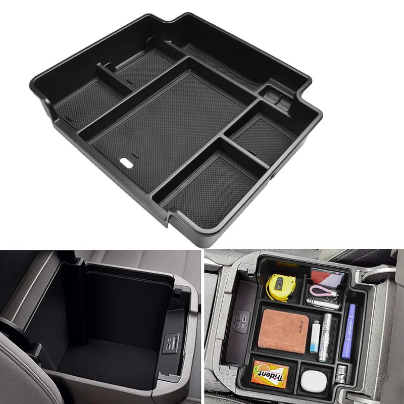 

For Chevy Tahoe Suburban GMC Yukon 2021 2022 2023 Central Storage Armrest Box(Only Fits The Version of Original Charging Socket)