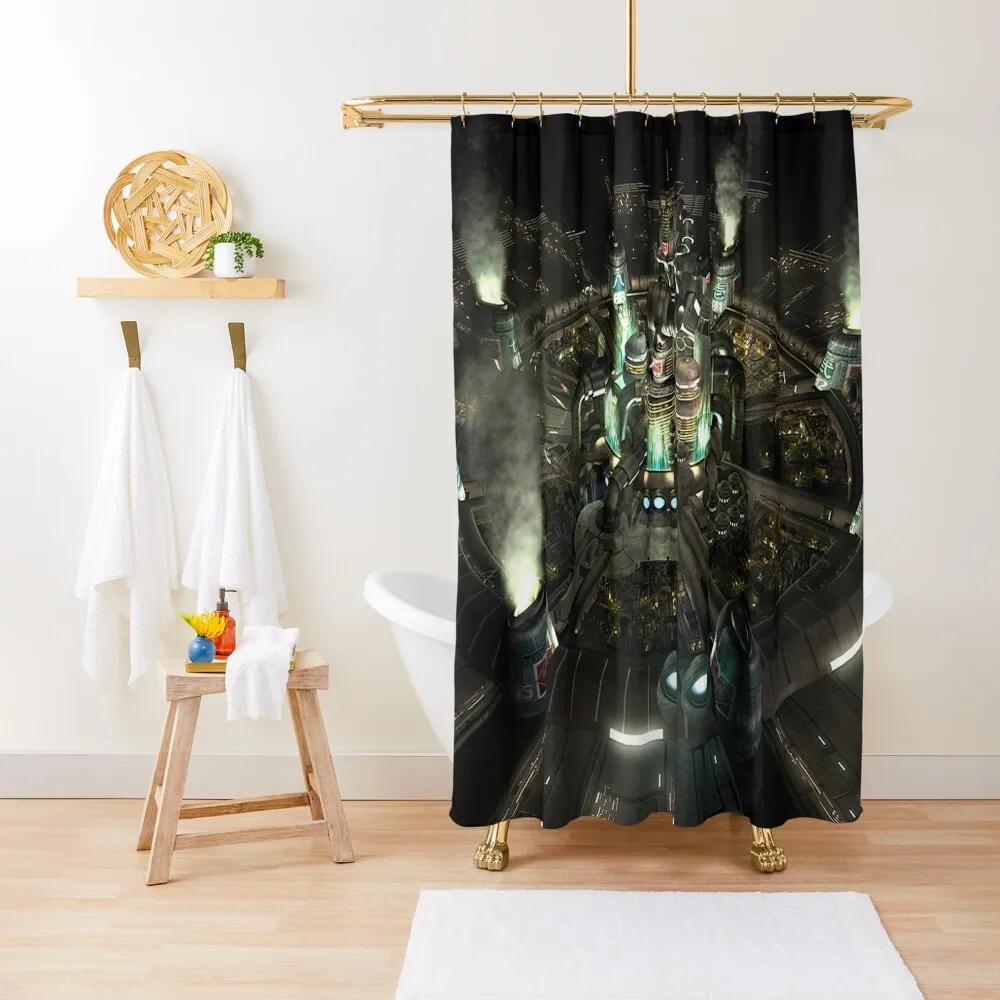 

Midgar [Original] Shower Curtain For Bathroom Shower Bathroom And Shower Products Bath Curtain