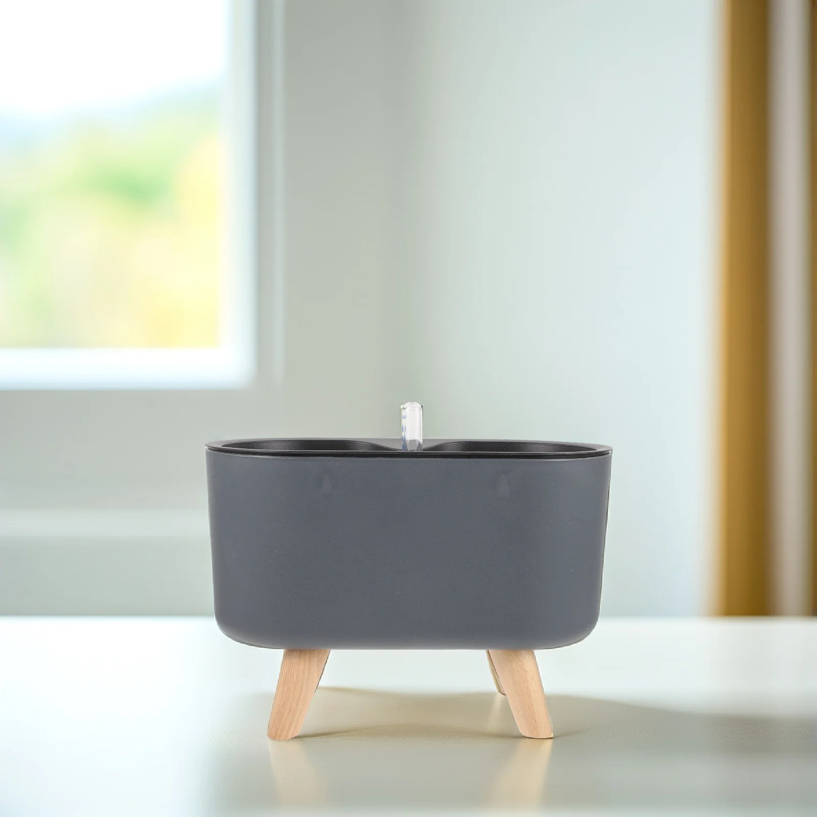 

Self Watering Flowerpot Smart Planter Automatic Watering Pot For Indoor Plants Plastic Plant Container Garden Decor