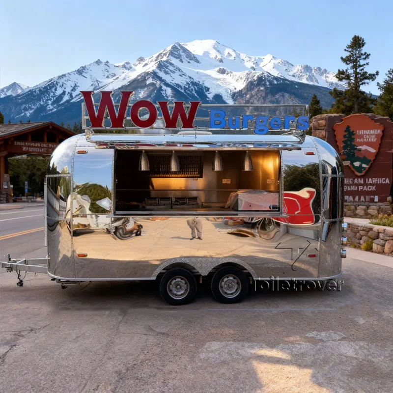 تصميم جديد شاحنة طعام شاي الفقاعات المحملة بالكامل، عربة طعام للمشروبات الباردة الناعمة، عربة طعام على عجلات القهوة #2