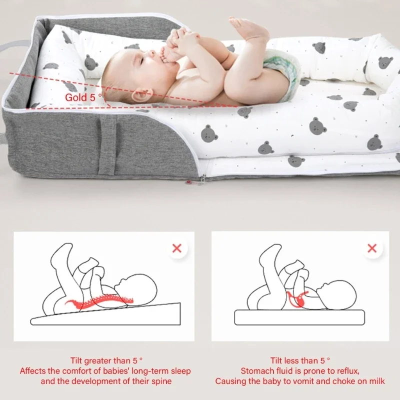 Многофункциональная детская кроватка, портативное пространство для отдыха, кровать для сна для новорожденных, унисекс для и в