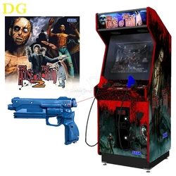 Arcade HOD 2 Household Light Gun Support PC and 24V Electromagnet Recoil House of Dead 2 Blue 4 Infrared Positioning