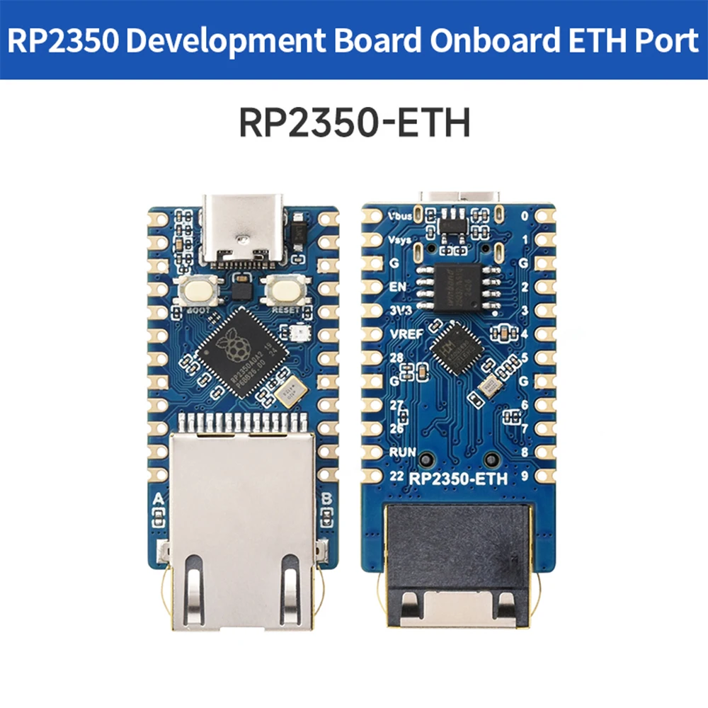 

Модуль порта платы разработки сети Ethernet RP2350 Raspberry Pi Pico 2 RP2350 ETH CH9120 TCP/UDP для Arduino