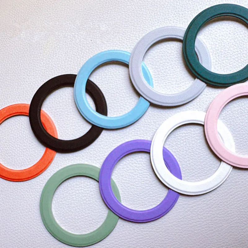 2PCS Magnetic Plate PU Leather Sticker Phone Case for Magsafe IPhone 16 15 14 13 12 Pro Max Plus Wireless Charger Mac Safe Cover