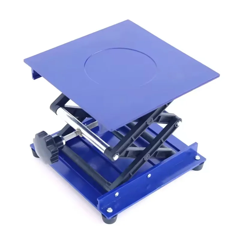 ABUG-100X100mm Stainless Steel Router Table Woodworking Engraving Lab Lifting Stand Rack Platform Woodworking Platform