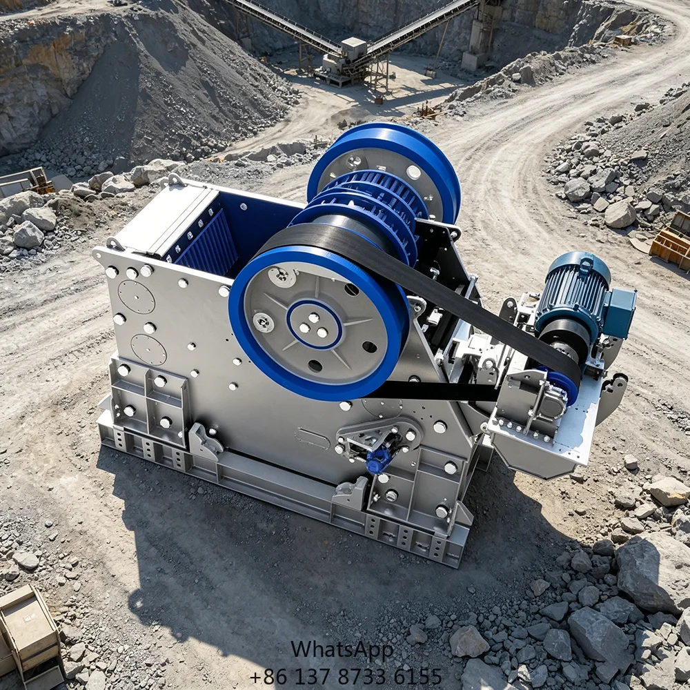 High Efficiency Mining Jaw Crusher Uniform Discharge Aggregate Crushing Machine