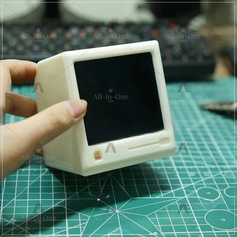 Monitor Desktop Ornament 3.8 Inch Small TV Retro Computer 1200*1080 423PPI Sub External Screen