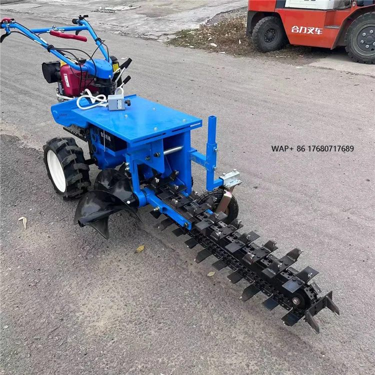 Multi-Functional Chain Saw Ditching Trenching Machine Farm Trencher Machine