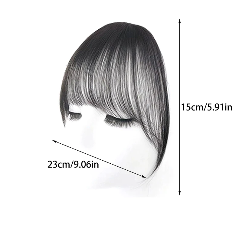 1 قطعة قطعة الشعر الاصطناعية كاذبة الانفجارات كليب في الانفجارات تمديد الطبيعية وهمية هامش غير مرئية Clourse هيربيسي للنساء #6