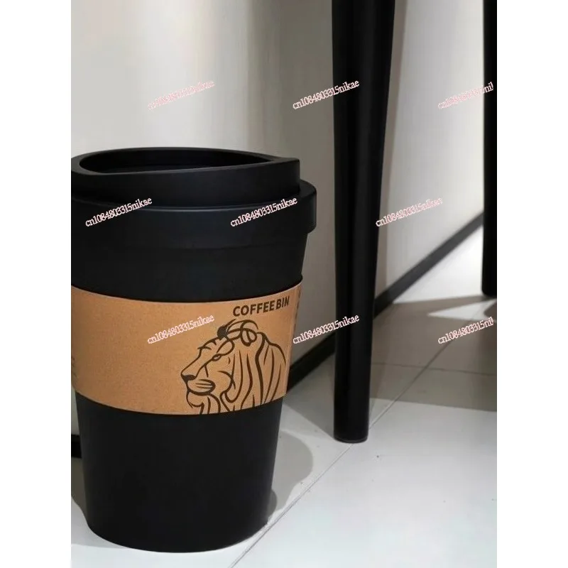 سلة المهملات المنزلية المتأرجحة |   سلة مهملات بغطاء لغرفة النوم وغرفة المعيشة والمطبخ