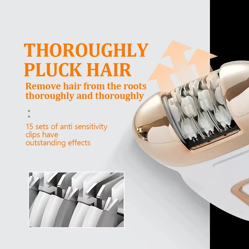 جهاز إزالة الشعر من كيمي ، ماكينة حلاقة نسائية ، إزالة شعر شخصية ، ساحب شعر ، قطعة أثرية كهربائية بيضاء ،