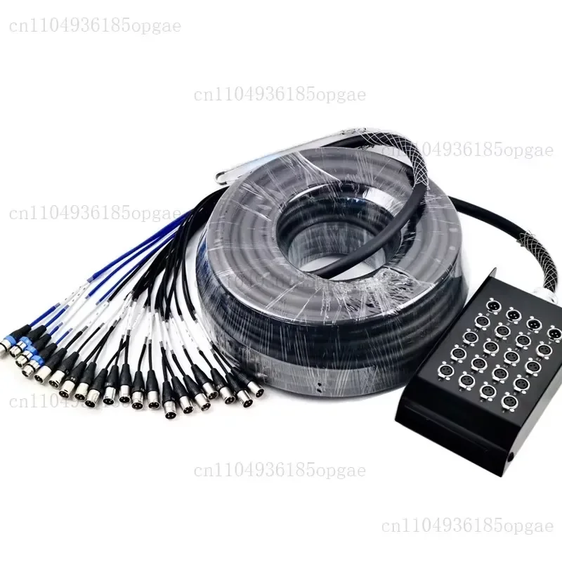 20 Multi-channel Audio Signal Cable Junction Box 20 Cable Stage Lighting Performance Cable