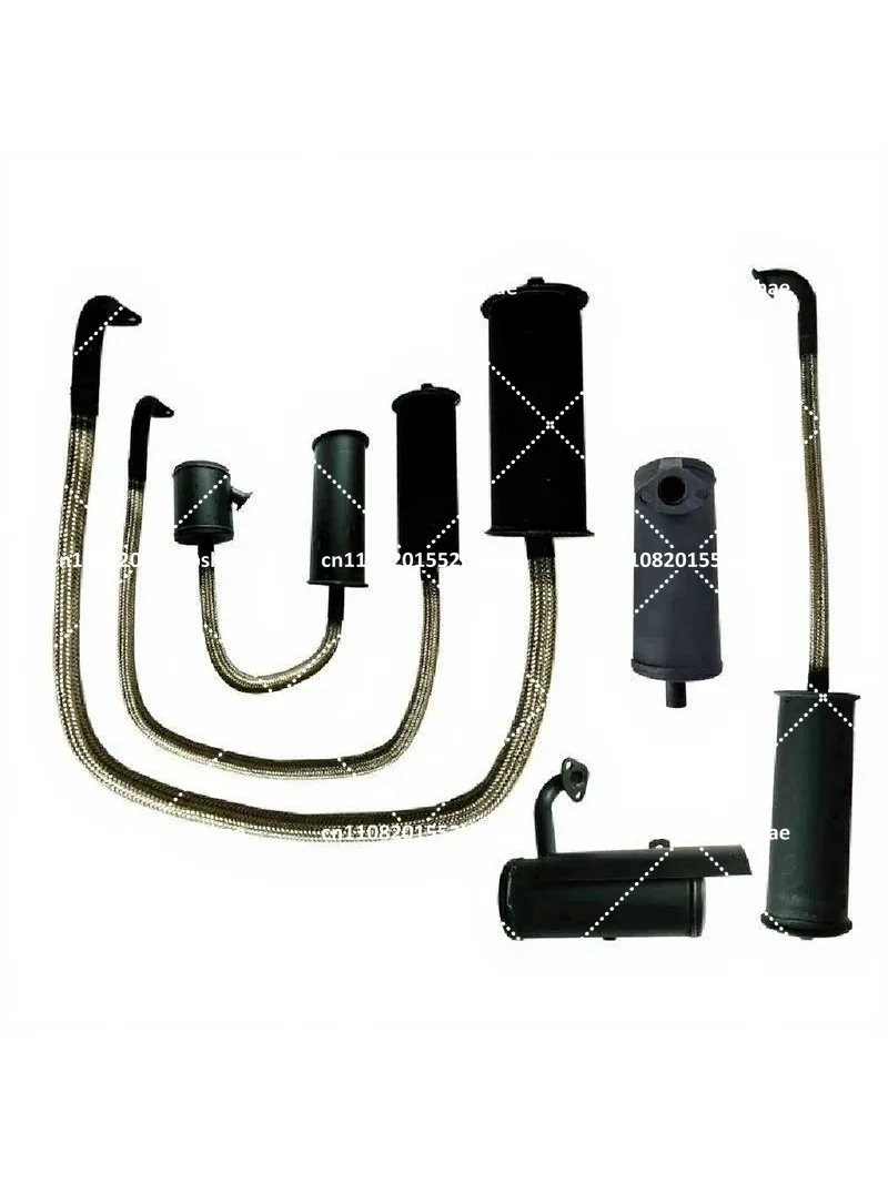 Range Extender Engine Generator Exhaust Pipe Mute Extension Hose 83cm 185cm 133cm