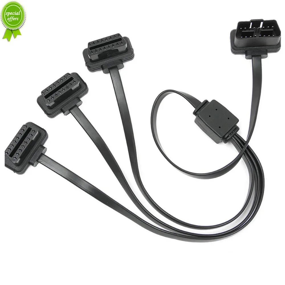 

Obd 2 Splitter Extension 1 To 3 Y Cable Male Three Port To Female For Diagnostic Adapter Obd2 Car Tools Auto Accessories