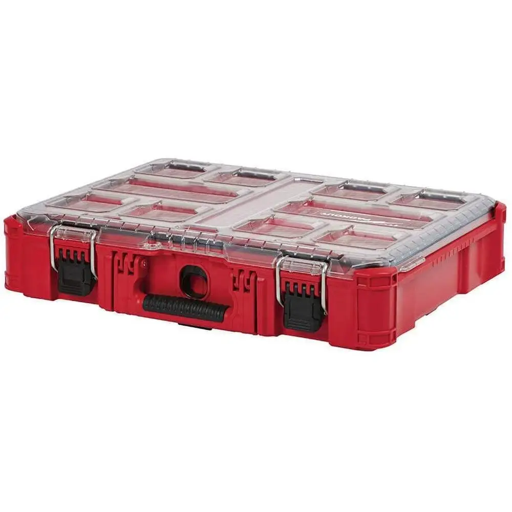 Impact Resistant Polymer Packout Organizer with 10 Removable Bins IP65 Rated Weather Seal 19.76