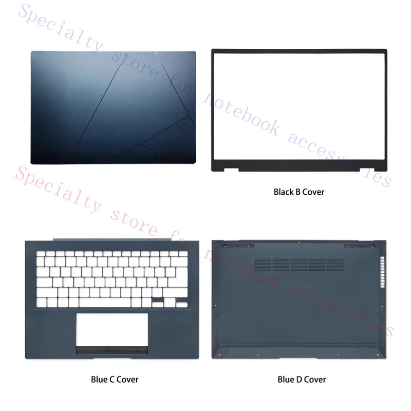 for zenbook 14 ux3402 ux3402z ux3402v um3402y nb5929 2022 laptop screen top cover screen frame palm rest bottom shell ABCD Cover