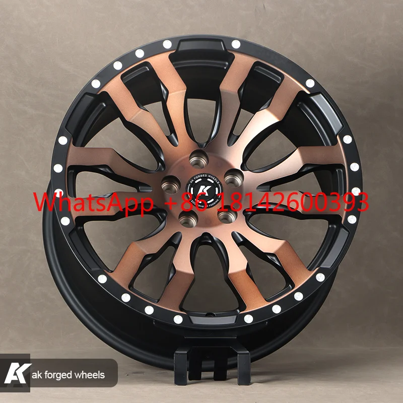 17-20 Inch 5x114.3 6x139.7 Simulated Beadlock 4x4 Offroad Forged Alloy Wheel Rims