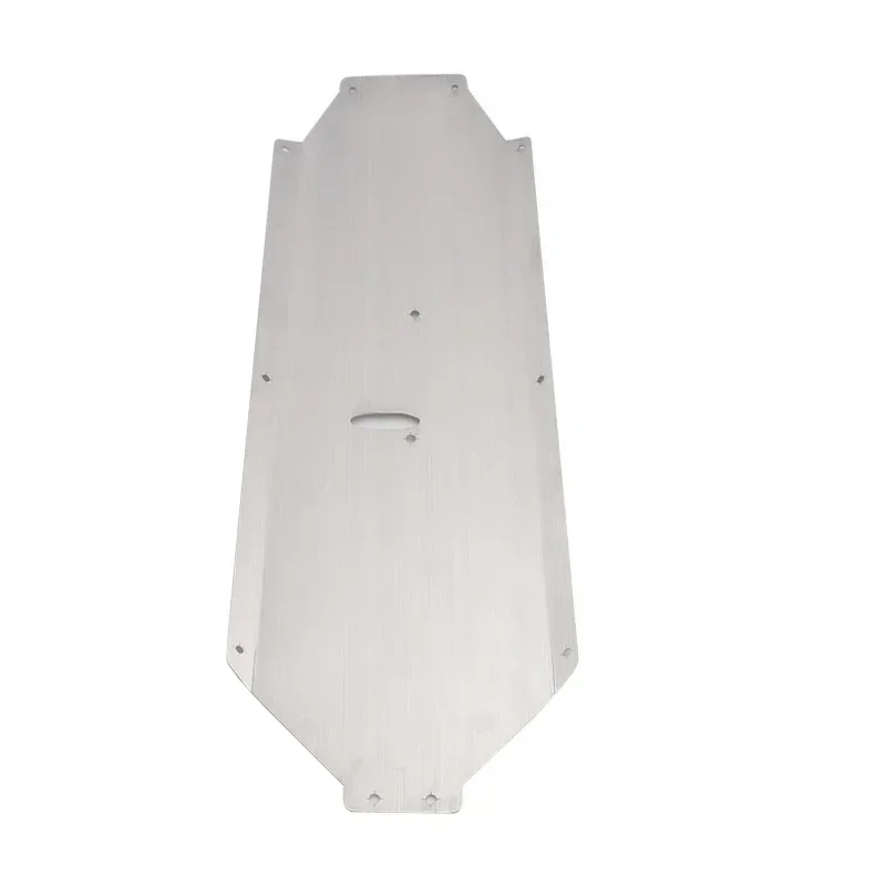 Rvs Voor en Achter Chassis Armor Skid Plate Protector voor Arrma 1/7 Mojave RC Truck Auto Upgrade Onderdelen