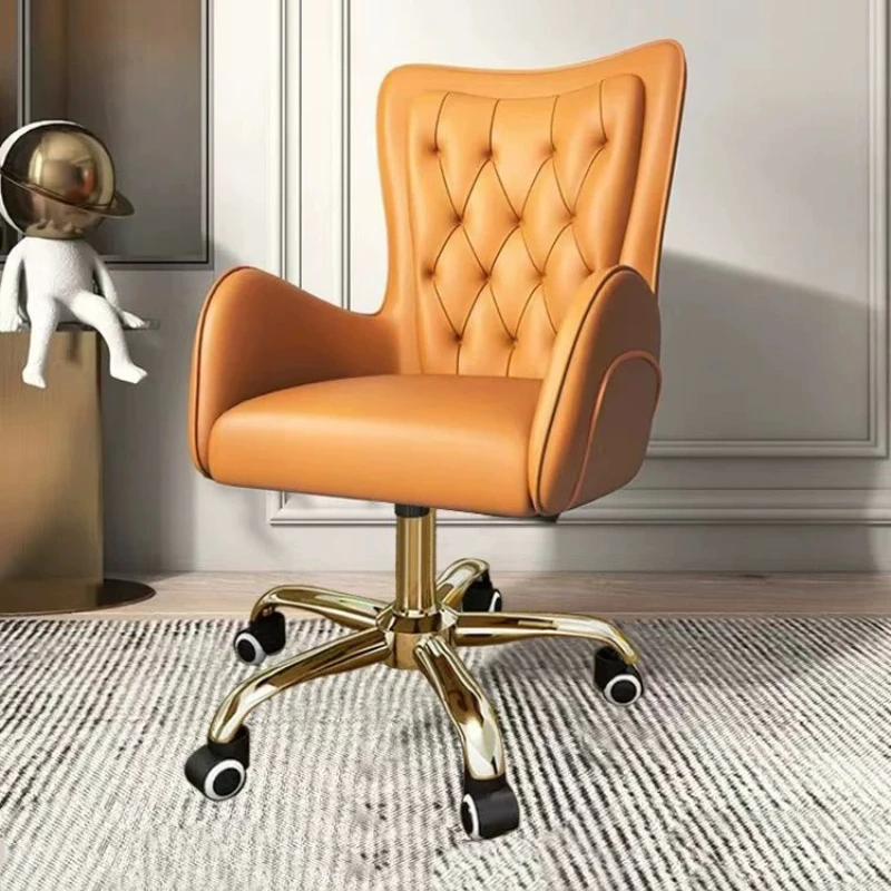 Mobile Designer Comfortable Office Chair Recliner Salon Ergonomic Office Chair Swivel Luxury Silla Escritorio Home Furniture