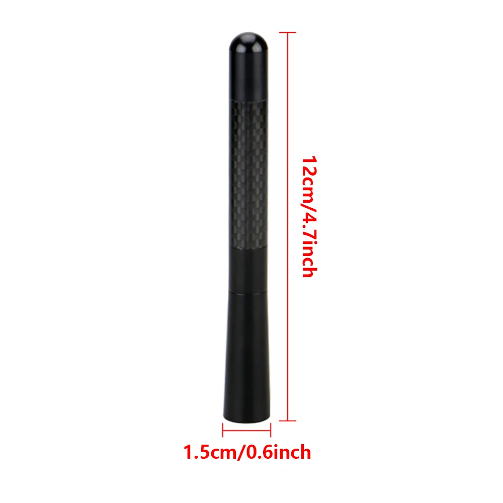 1 SZTUK Aluminiowy maszt antenowy z włókna węglowego do BMW do Ford Focus do Citroen do Toyota do Dodge Antena samochodowa Stylizacja samochodu — zdjęcie 5